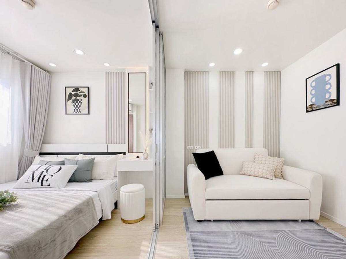 For SaleCondoKaset Nawamin,Ladplakao : 🎓 Stop renting a dormitory and come pay in installments! Condo ready to move in, near Kasetsart University & Sripatum University | Lumpini Condo Town Lat Pla Khao 2 🚆