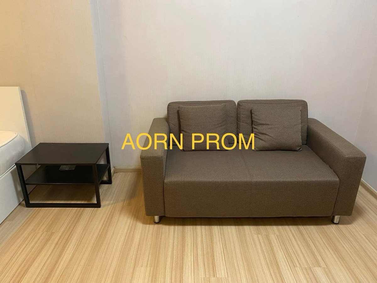 For RentCondoBang kae, Phetkasem : Very cheap, there is a washing machine 🌈 Fuse Sense Bangkae (Fuse sense Bangkae) Studio has a washing machine, air conditioner, refrigerator, TV, water heater, microwave, balcony facing north, cool room.