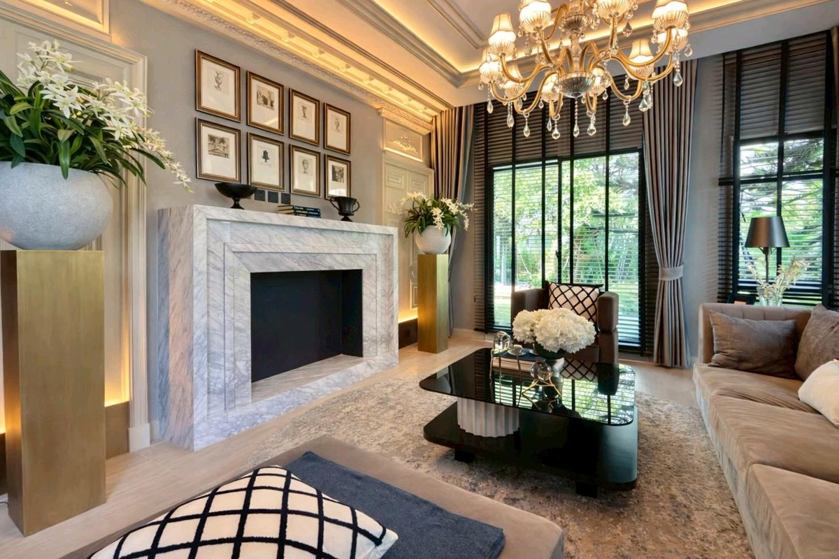 ขายบ้านเกษตร นวมินทร์ ลาดปลาเค้า : ขาย ◈ Grand Bangkok Boulevard Ramintra–Kaset Nawamin ◈ บ้านตัวอย่างแปลงพิเศษ 300 ตร.วา • ได้ทุกอย่างตามภาพราคาขาย 119,000,000 บาท