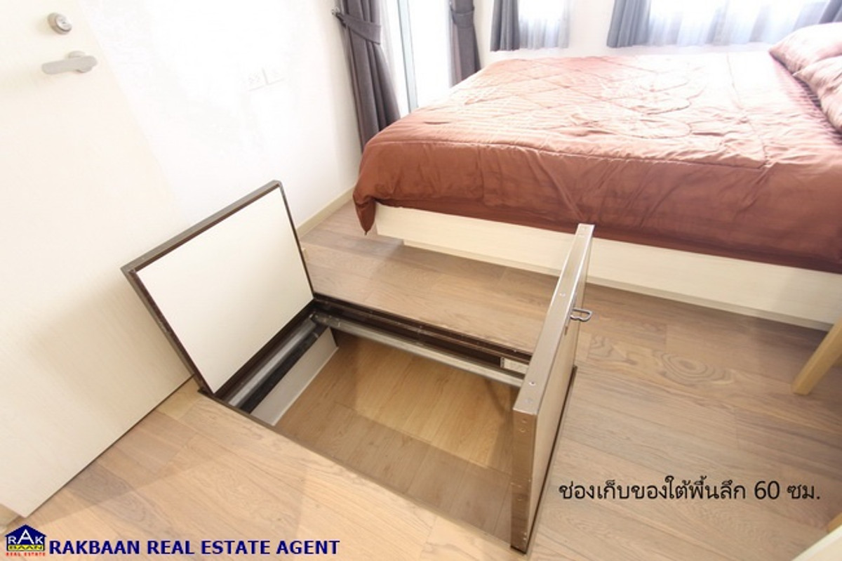 For RentCondoSukhumvit, Asoke, Thonglor : Condo for rent Runesu Runesu Thonglor Sukhumvit 33.37 sq m, 1 bedroom, 1 bathroom, fully furnished, ready to move in, on the 2nd floor (same floor as the onsen)