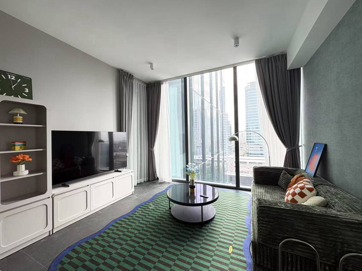 For RentCondoSathorn, Narathiwat : For rent: Tait Sathorn 12, luxury condo in Sathorn area, 2 bedrooms, 71 sq m., near BTS St. Louis.