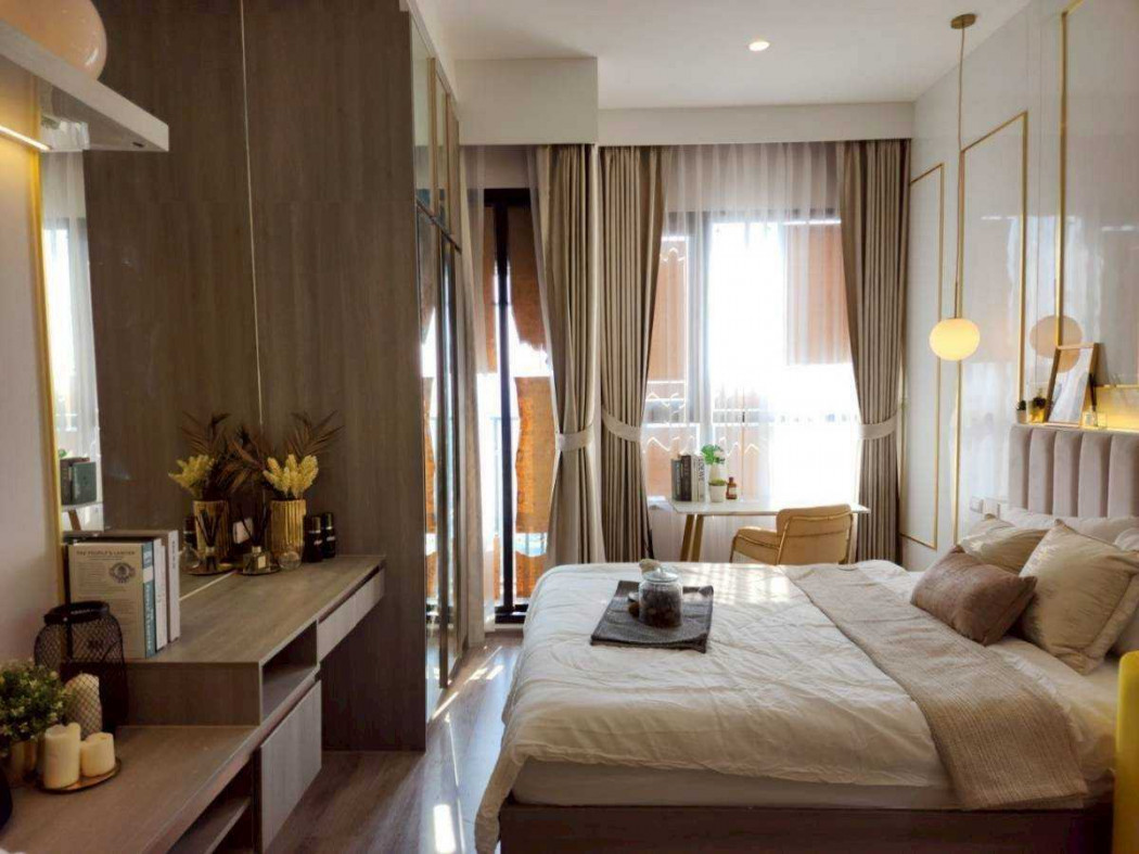 For RentCondoOnnut, Udomsuk : Condo for rent, Knightsbridge Prime Onnut, 23 sq m, with Chao Phraya River view.