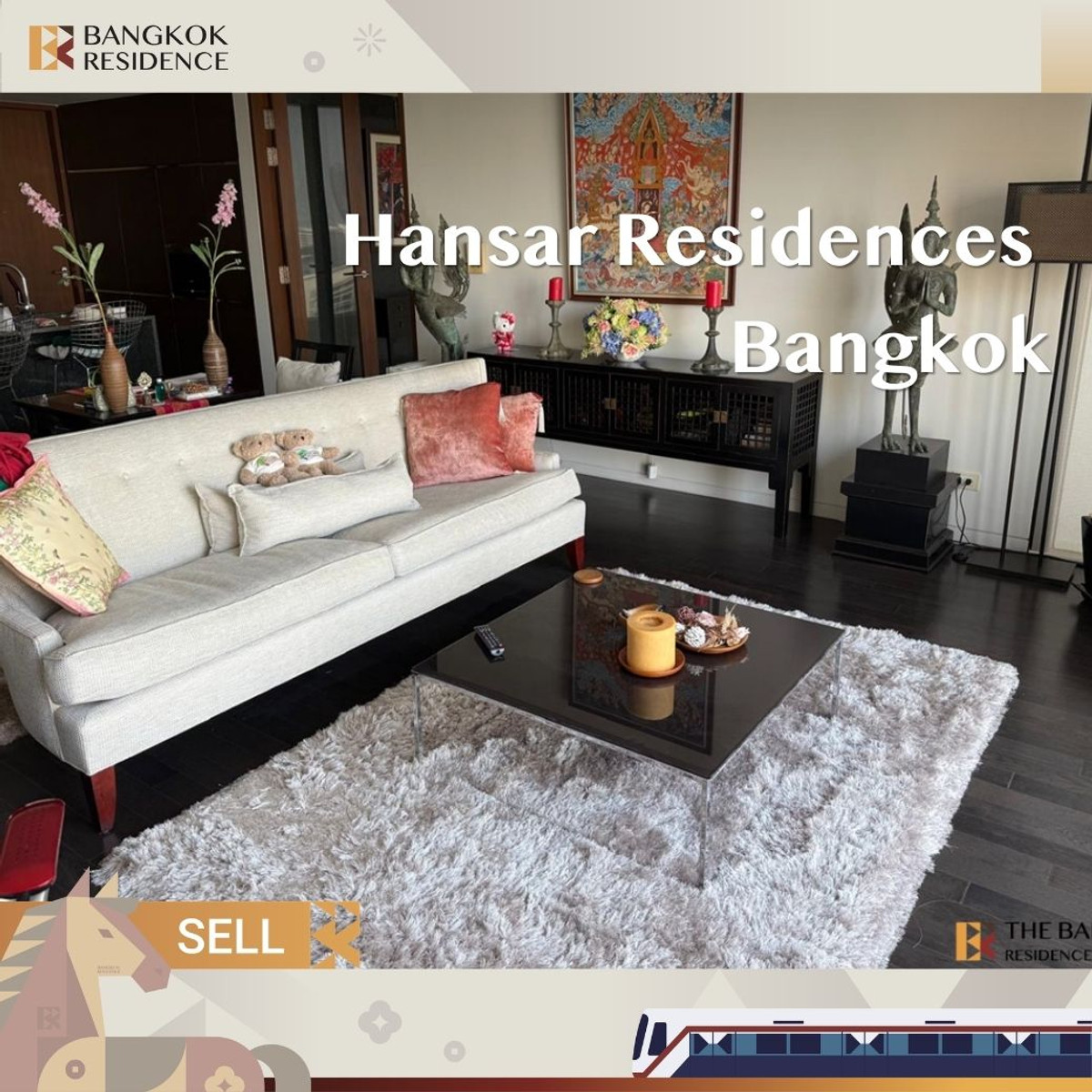 For SaleCondoWitthayu, Chidlom, Langsuan, Ploenchit : Exclusive Luxury Living at Hansar Residences Bangkok 🌳 Near BTS Ratchadamri