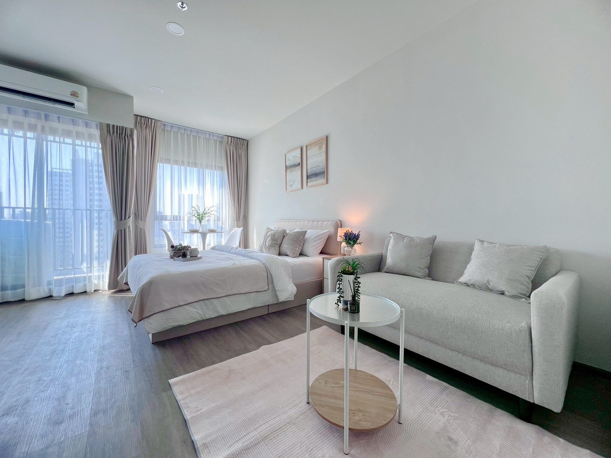 For RentCondoThaphra, Talat Phlu, Wutthakat : 💥Urgent, very beautiful room!! Rich Point Project, next to BTS Wutthakat 0 meters!!