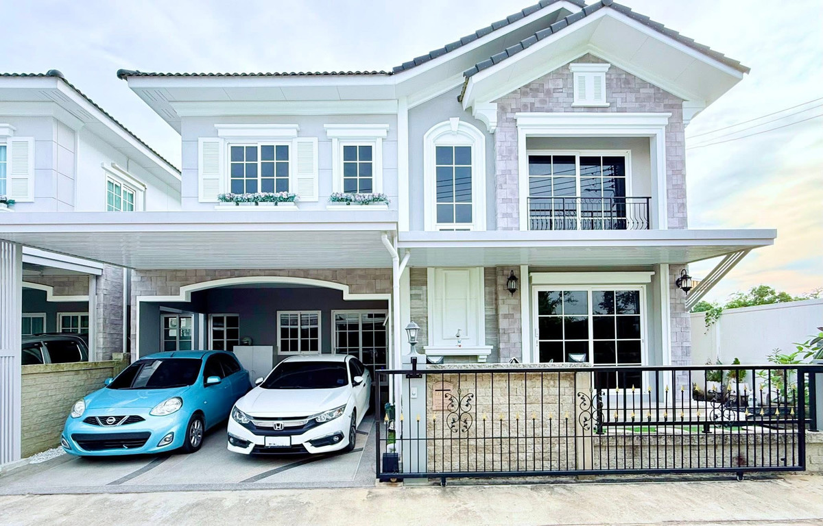 For SaleHousePathum Thani,Rangsit, Thammasat : Urgent Sale 📍 Prestige Future-Rangsit 📍 4 Bedrooms, 3 Bathrooms, Fully Furnished and Equipped.