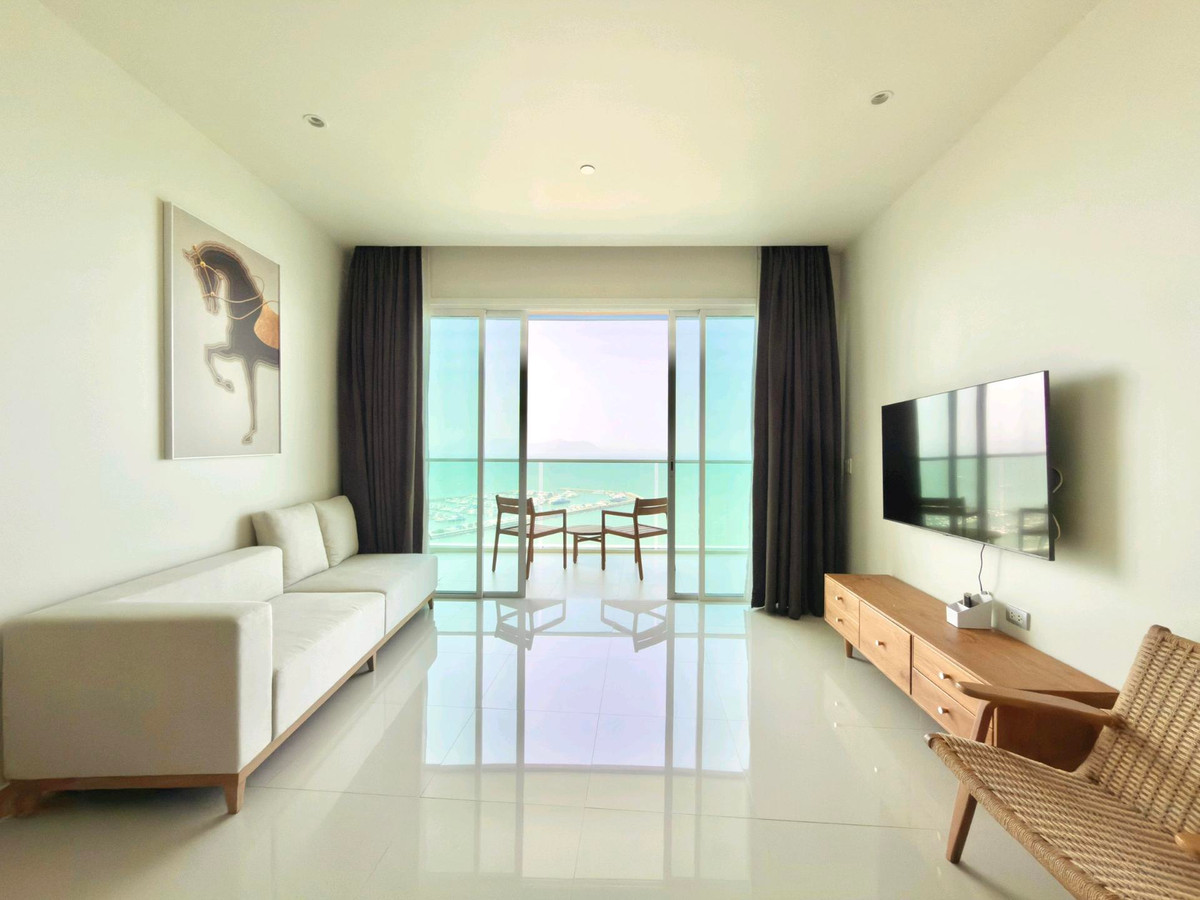 For RentCondoPattaya, Bangsaen, Chonburi : 🔥 High-Floor 1-Bedroom with Stunning Sea View for Rent at Movenpick Residences Pattaya