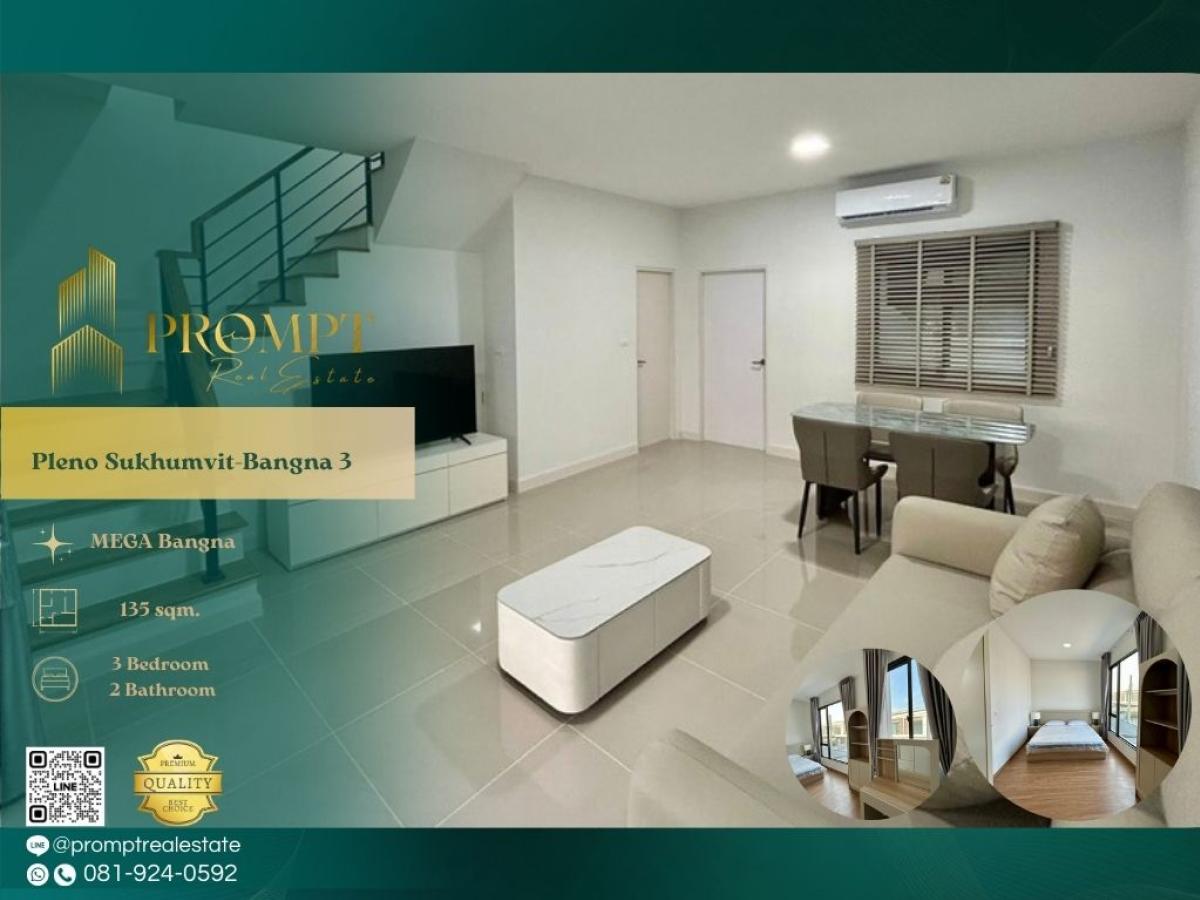 For RentHouseBangna, Bearing, Lasalle : OP02061 - Pleno Sukhumvit-Bangna 3 : พลีโน่ สุขุมวิท บางนา 3 : Pleno Sukhumvit-Bangna 3 : พลีโน่ สุขุมวิท บางนา 3 - #MegaBangna #InternationalSchool (SISB/TCIS /Concordian) #SuvarnabhumiAirport