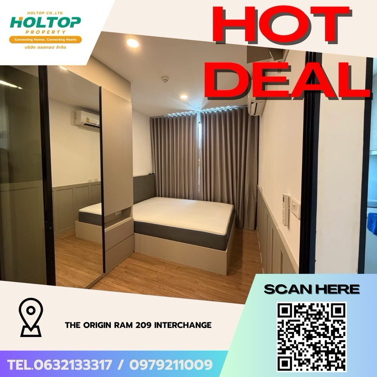 For RentCondoMin Buri, Romklao : #Z4850💥 050369 🔥Condo for rent The Origin Ram 209 Interchange