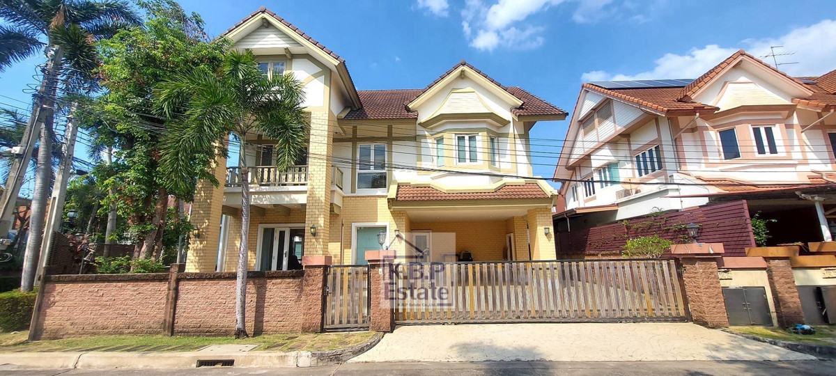 ขายบ้านพระราม 5 ราชพฤกษ์ บางกรวย : ขาย บ้านเดี่ยว (หลังมุม) โครงการ ลัดดารมย์ อิลิแกนซ์ พระราม5 