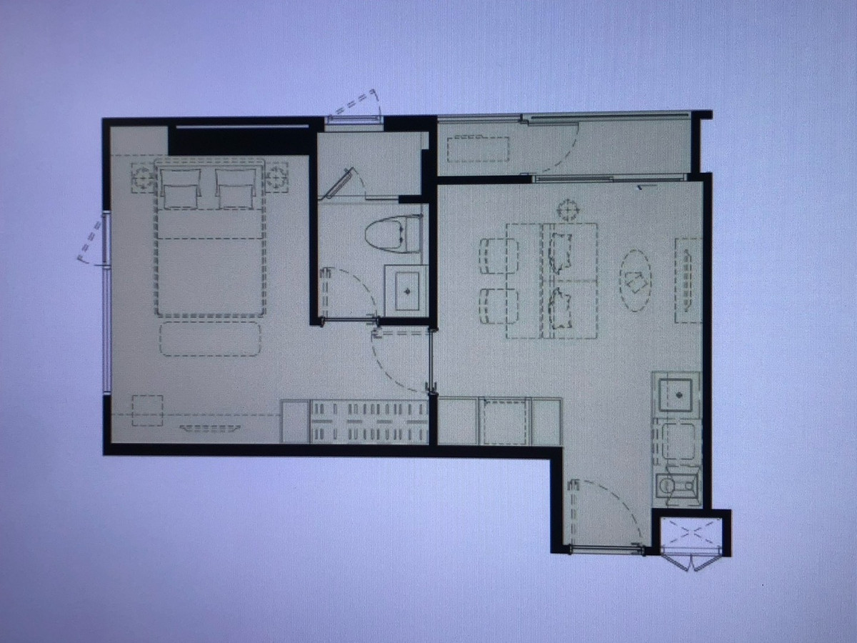 For SaleCondoLadprao, Central Ladprao : Corner Unit / Rare layout / North-facing