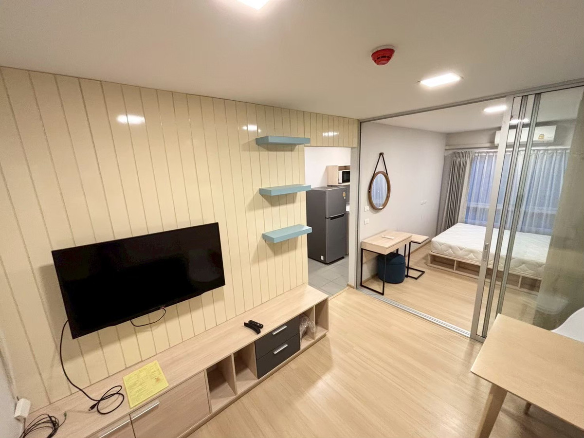 For RentCondoPathum Thani,Rangsit, Thammasat : 🔔 PlumAlive2 🔥 Pool view, beautiful built-ins, fully furnished You can come in and stay.