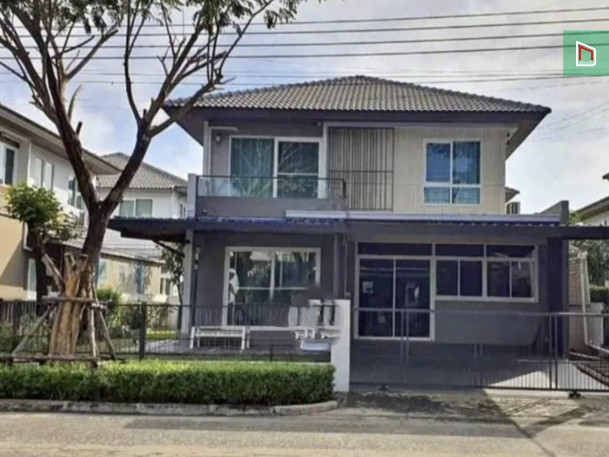 For SaleHouseLadkrabang, Suwannaphum Airport : For sale/rent, house Prueklada Suvarnabhumi, 59 sq m, 4 bedrooms, 4 bathrooms, selling for 6 million/ renting for 30,000, north is not hot. Near Suvarnabhumi Airport, ABAC Huachiew University and the Bangkok-Chonburi Motorway.