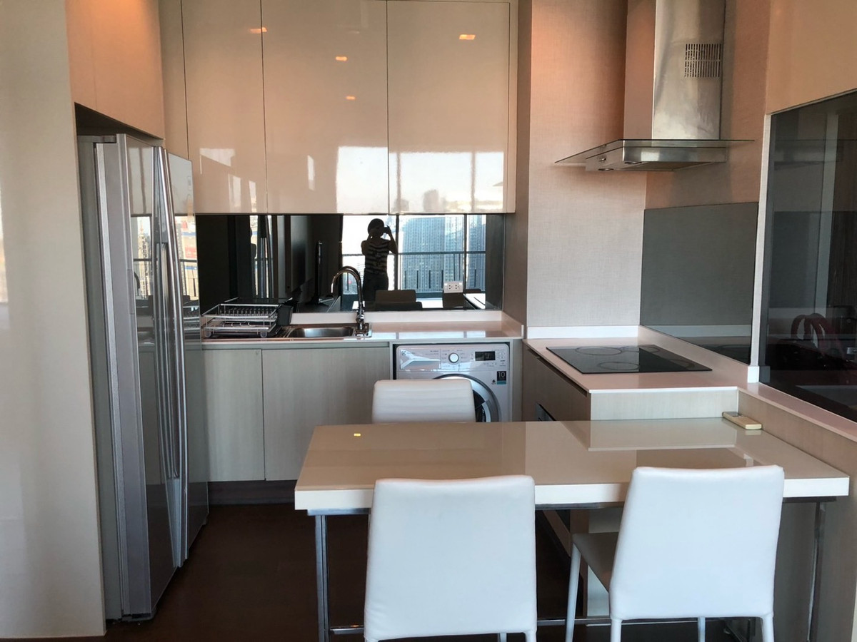 For RentCondoRama9, Petchburi, RCA : Q Asoke 2bed2bath 65sqm. 40,000.-