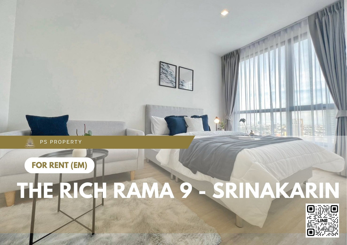 For RentCondoPattanakan, Srinakarin : For Rent ✨ The Rich Rama 9 - Srinakarin ✨ Fully furnished with appliances. Near Airport Link.