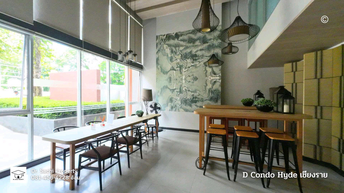 คอนโดเชียงราย : ขายพร้อมผู้เช่า D Condo Hyde ตรงข้าม Central เชียงราย 30 ตรม. วิวสระว่ายน้ำ ห้องสวยตกแต่งครบ พร้อมเข้าอยู่

