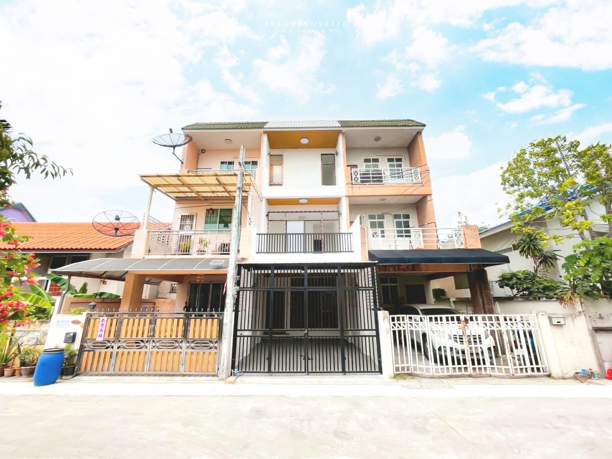 For SaleTownhomeChokchai 4, Ladprao 71, Ladprao 48, : CB074♛♚Townhouse 4 bedrooms for sale⚝Lat Phrao♜MRT Lat Phrao 83∞065-9423251,099-5919653▚Line@sureresidence