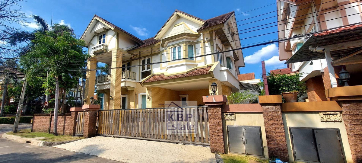 For SaleHouseRama5, Ratchapruek, Bangkruai : Single house for sale (corner house) Laddarom Elegance Rama 5 project.