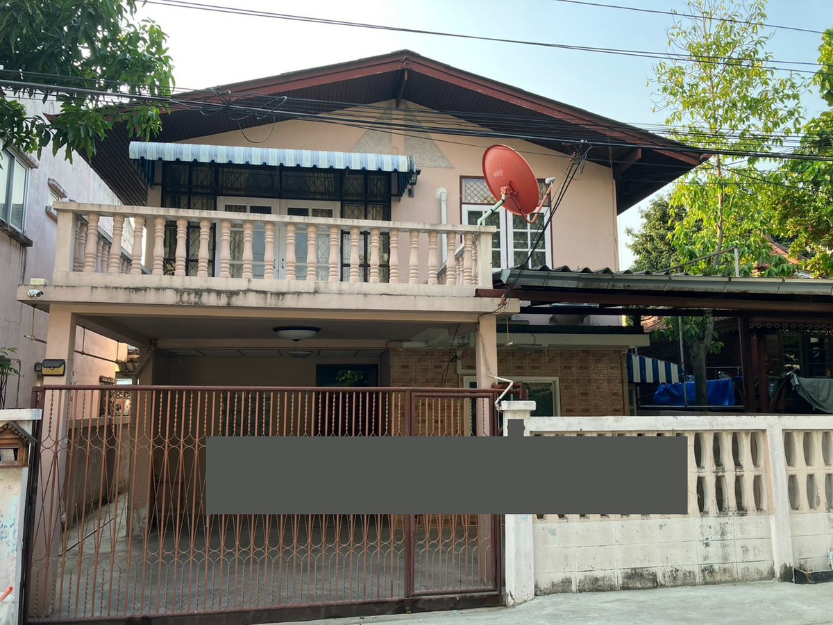For SaleRathburana, Suksawat : 39 sq m, 3 bedrooms, 2 bathrooms, 2-story detached house, Pracha Uthit 75