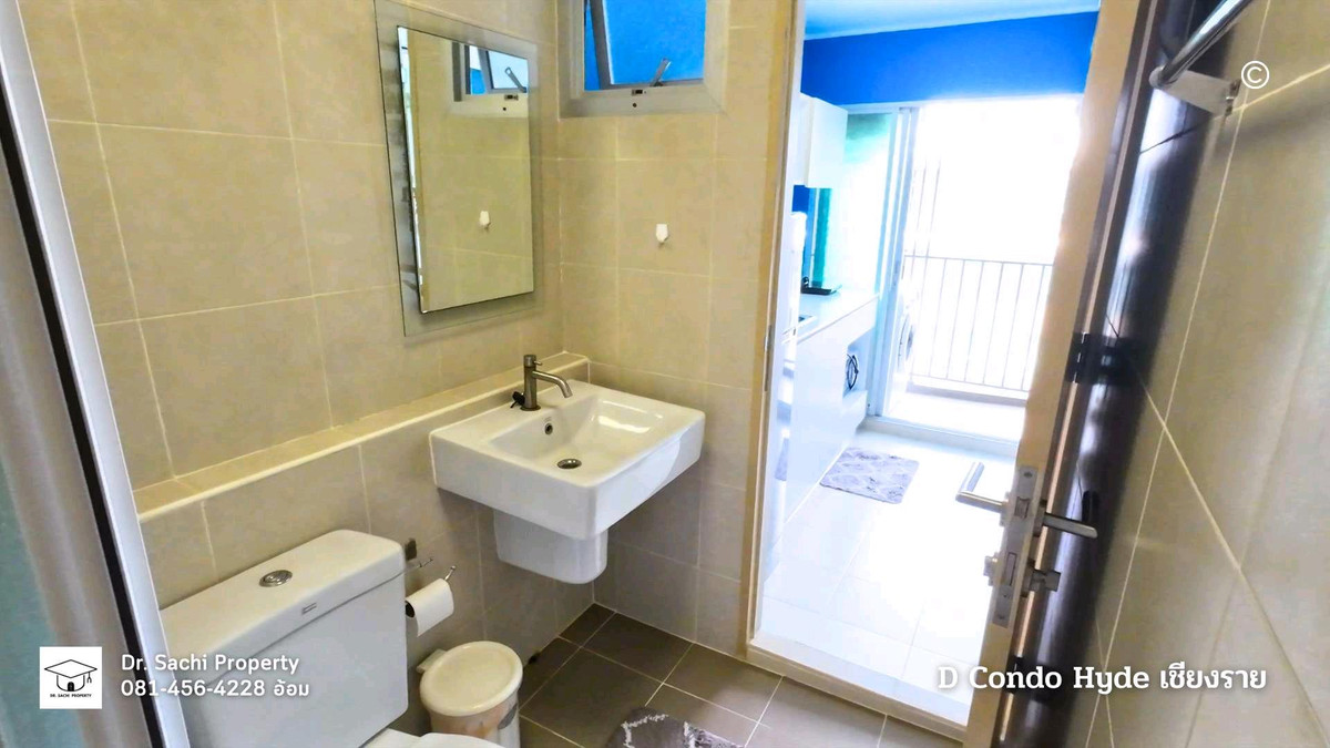คอนโดเชียงราย : ขายพร้อมผู้เช่า D Condo Hyde ตรงข้าม Central เชียงราย 30 ตรม. วิวสระว่ายน้ำ ห้องสวยตกแต่งครบ พร้อมเข้าอยู่

