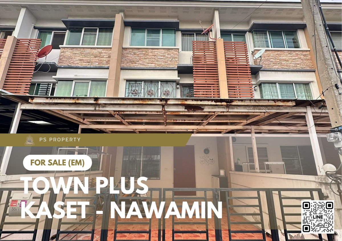 For SaleTownhomeKaset Nawamin,Ladplakao : Urgent Sale ✨ Town Plus Kaset - Nawamin ✨ 3 Bedrooms, 3 Bathrooms, Fully Furnished and Equipped with Appliances.
