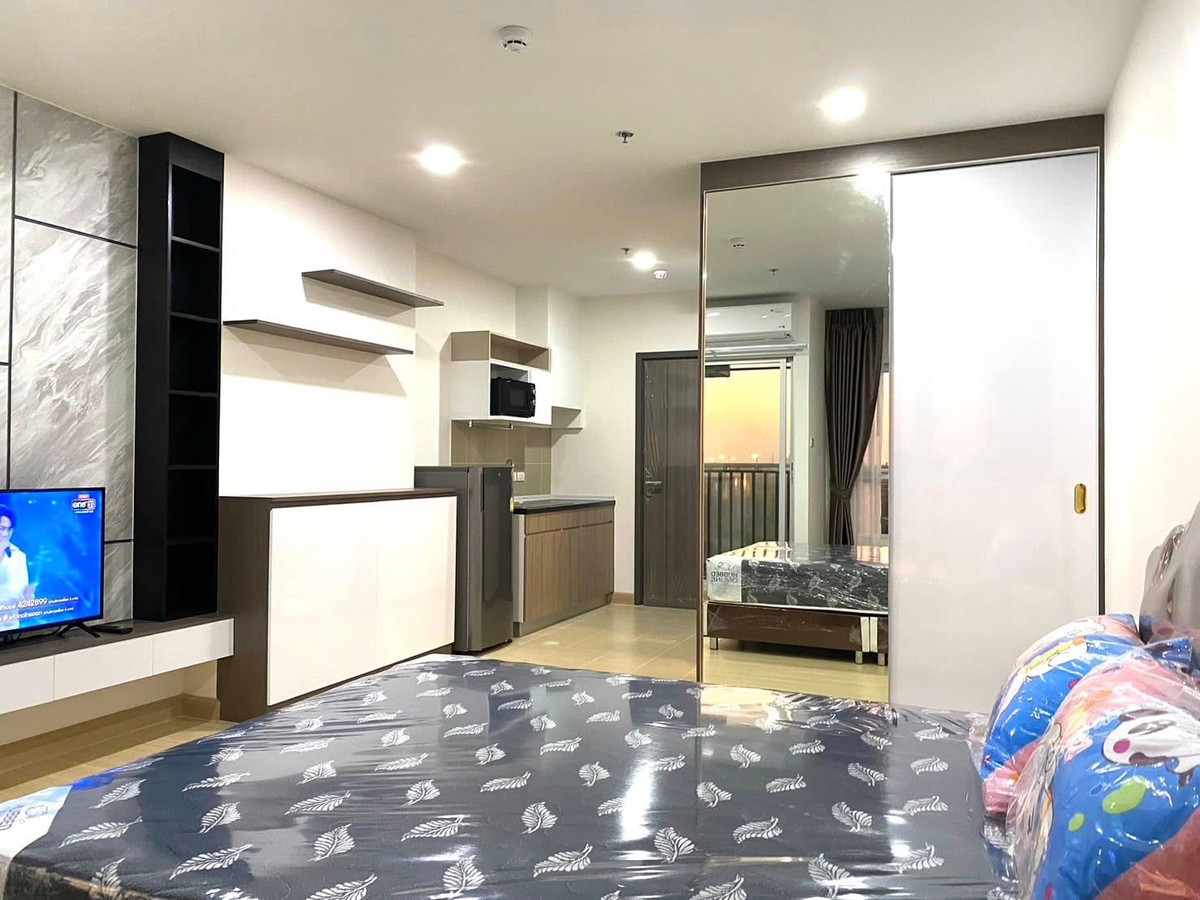 For RentCondoSamut Prakan,Samrong : For Rent ✨ Supalai Veranda Sukhumvit 117 ✨ Near BTS Puchaow Station. Fully furnished and equipped with appliances.