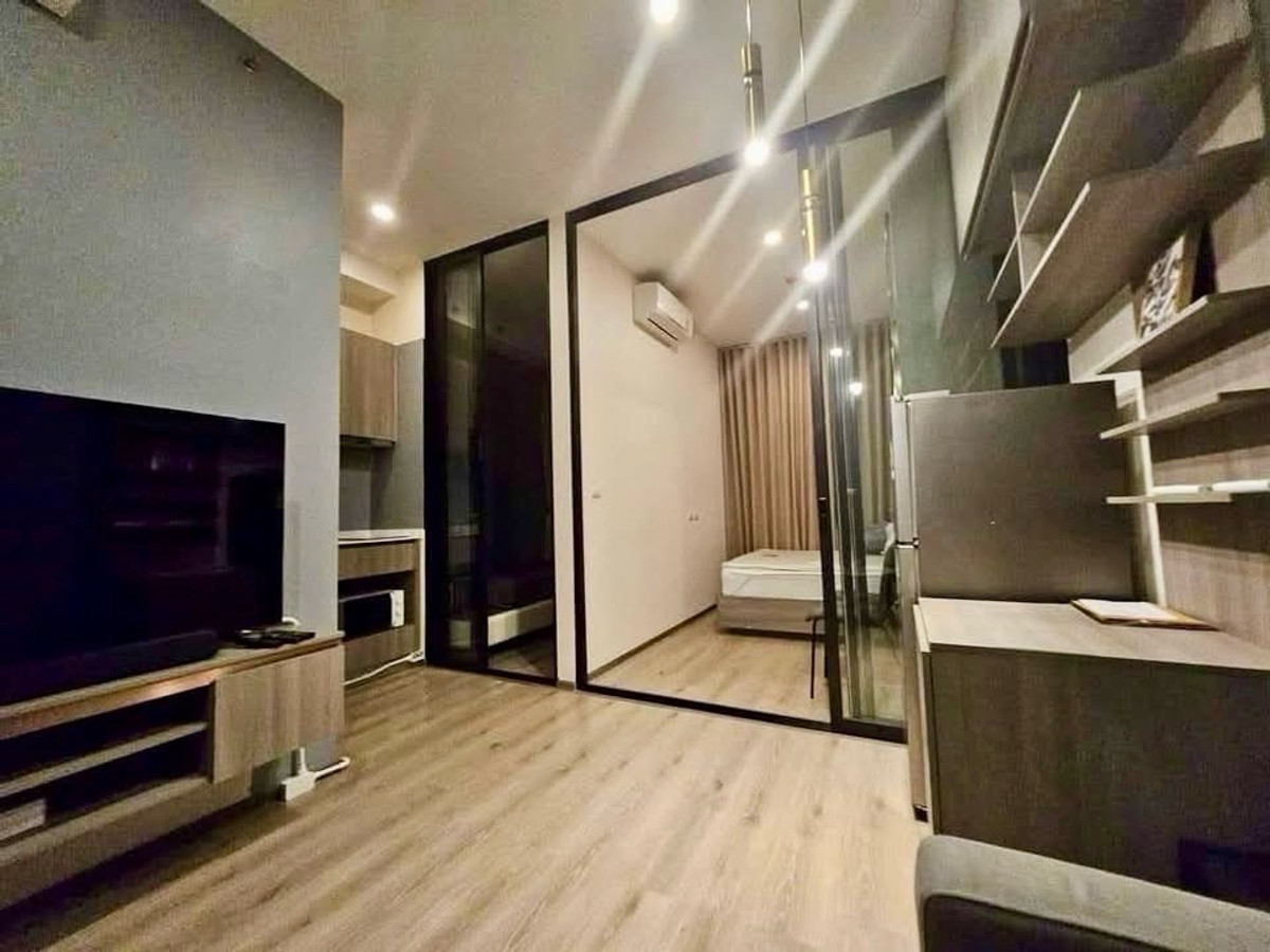 For RentCondoOnnut, Udomsuk : For rent, cheapest price Knightsbridge Prime Onnut, ready to move in, all room defects fixed, 30th floor, city view, good central area, very beautiful. Condo near BTS On Nut and department stores. Complete with electrical appliances and furniture, price 1