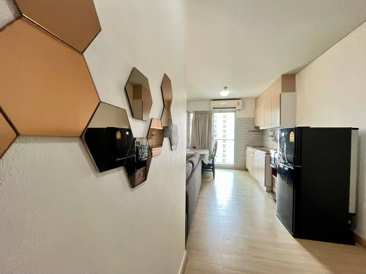 For RentCondoPattanakan, Srinakarin : For rent 66.49 sq m, Building B, 9th floor, 2 bedrooms, 2 bathrooms, The Parkland Srinakarin Condo.