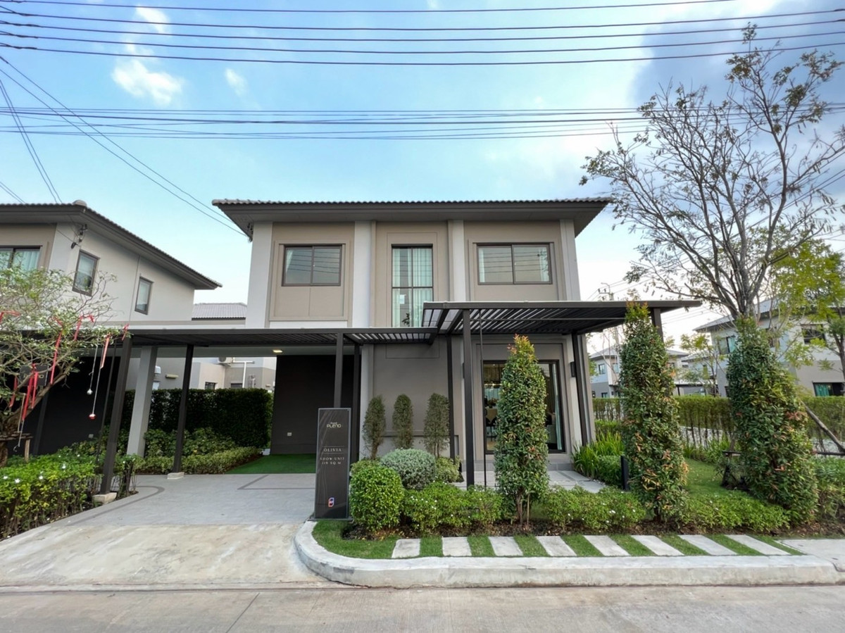 HouseNawamin, Ramindra : For sale/rent, sample house, beautifully decorated, common area, Urgent‼️