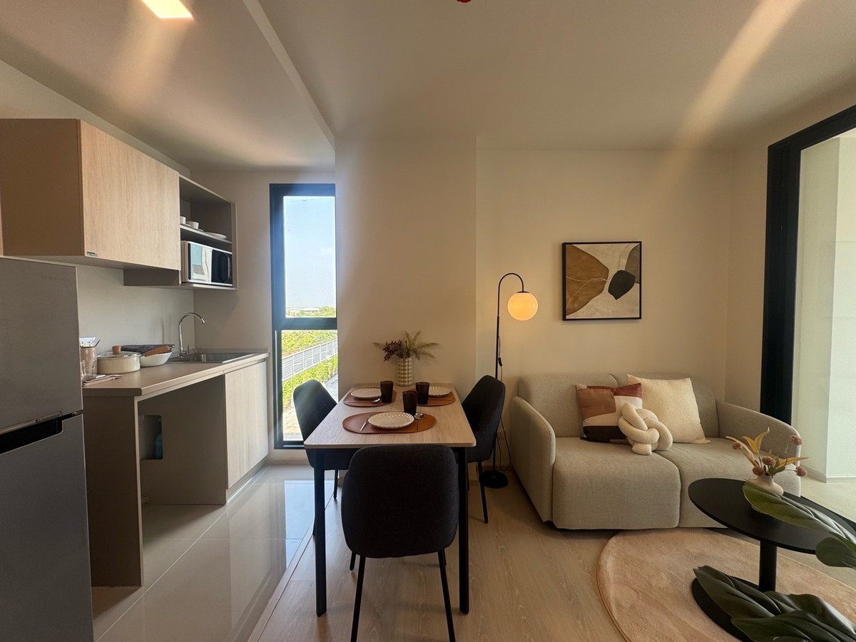 For SaleCondoPathum Thani,Rangsit, Thammasat : Urgent 1 Bed Plus, cheapest price before transfer, Dcondo Vivid, price 3.04 million baht, 5th floor, with furniture, contact 0869017364