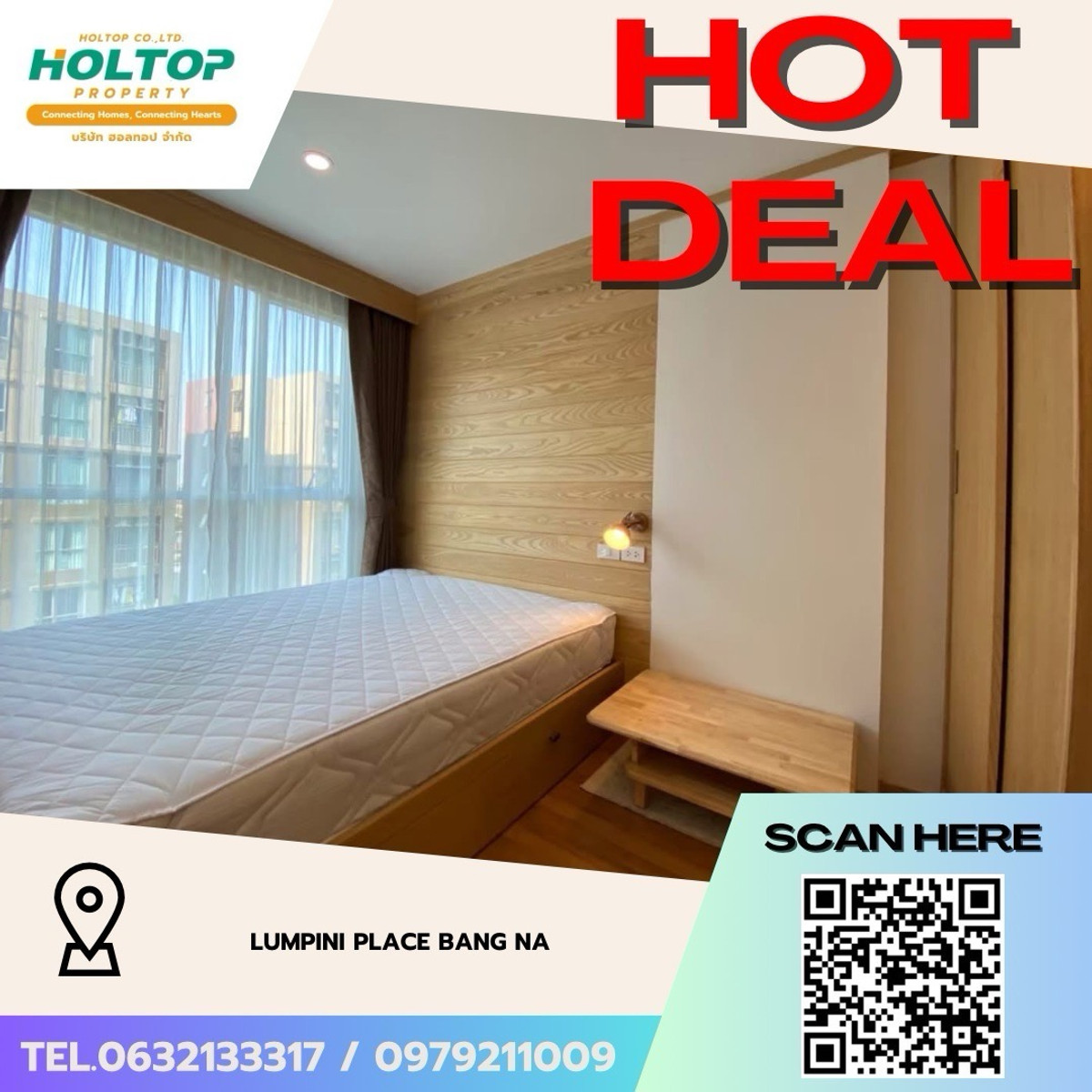 For RentCondoBangna, Bearing, Lasalle : #Z4847💥 050369 🔥Condo for rent Lumpini Place Bang Na