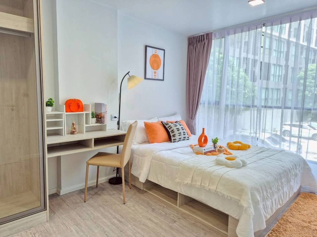 ให้เช่าคอนโดบางนา แบริ่ง ลาซาล : ให้เช่า 📍 Atmoz Tropicana บางนา  ( N1-937 ) มีบริการรถรับส่ง Shuttle Service, EV Charger 🔋 🚊SRI IAM STATION - 2 KM