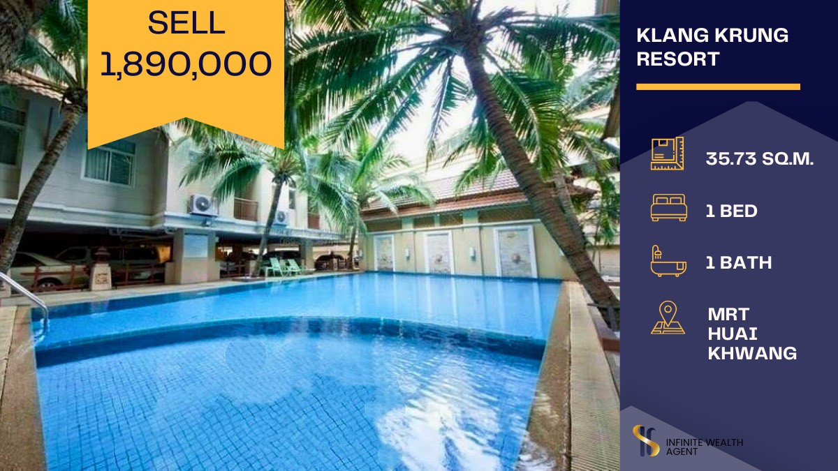 ขายคอนโดรัชดา ห้วยขวาง : ✨ ขายคอนโดรีสอร์ท ใจกลางรัชดา บรรยากาศเหมือนพักผ่อนทุกวัน! 🌿🏊‍♂️ ห้องเปล่าแต่งได้ตามสไตล์ ระเบียงมุมสระว่ายน้ำ วิวสวย อยู่เองก็สบาย ลงทุนก็มีอนาคต 💼💰