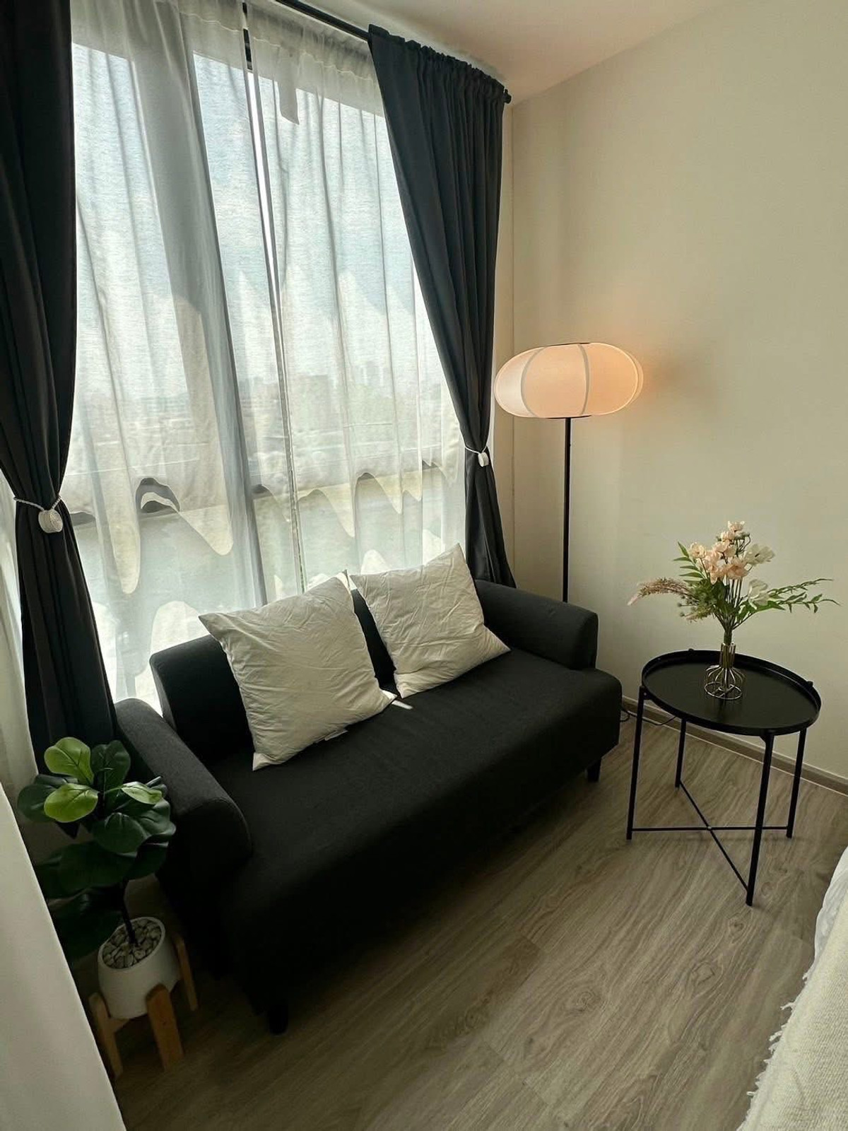 For RentCondoOnnut, Udomsuk : For Rent ✨ Origin Play Sri Udom Station ✨ Fully furnished with appliances, near the BTS Skytrain.