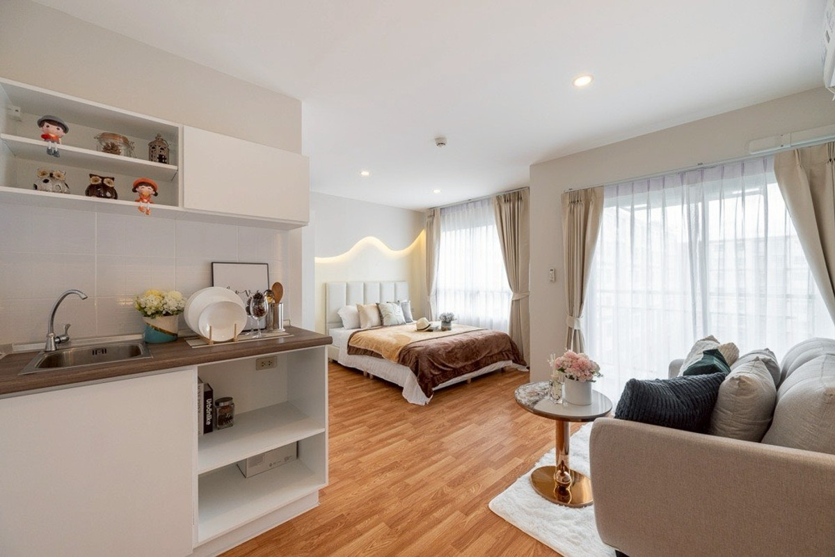 ขายคอนโดรัตนาธิเบศร์ สนามบินน้ำ พระนั่งเกล้า : ขายคอนโด Lumpini Ville Pranangklao Riverview ราคา 999,000 บาท [MKs260305]