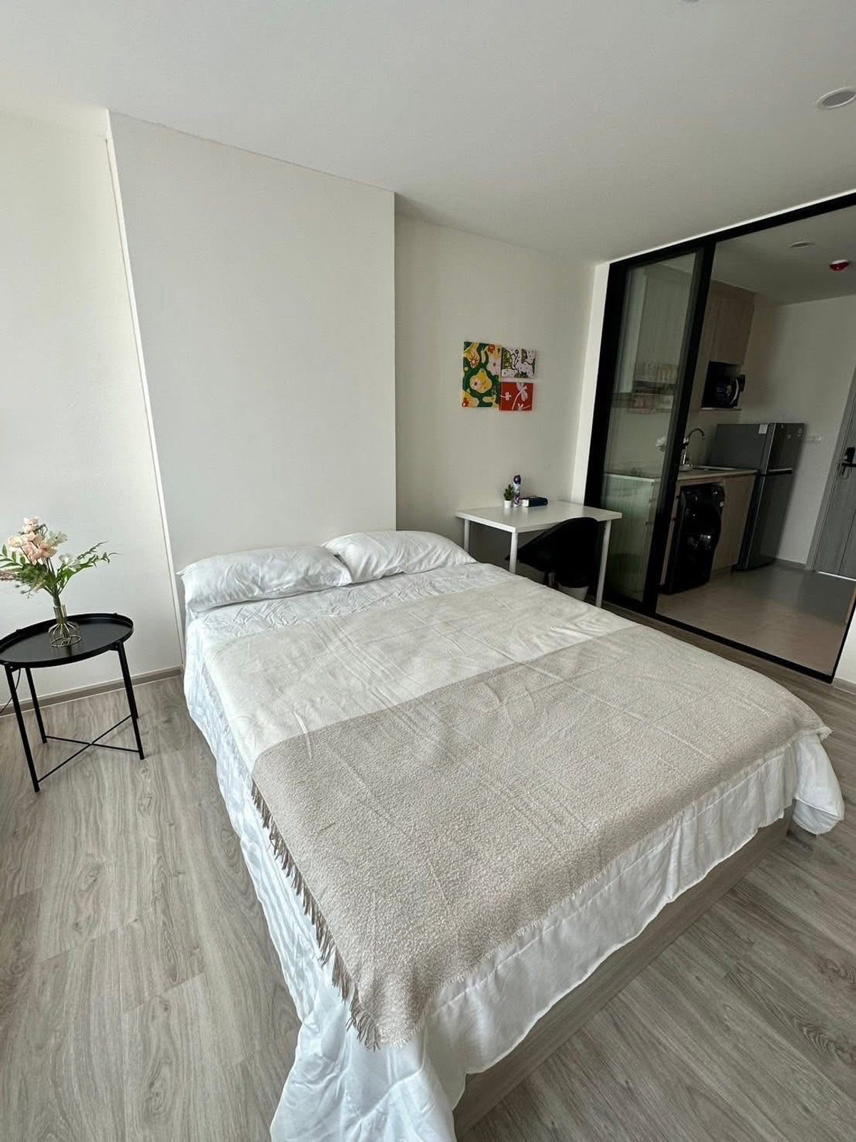 For RentCondoOnnut, Udomsuk : For Rent ✨ Origin Play Sri Udom Station ✨ Fully furnished with appliances, near the BTS Skytrain.