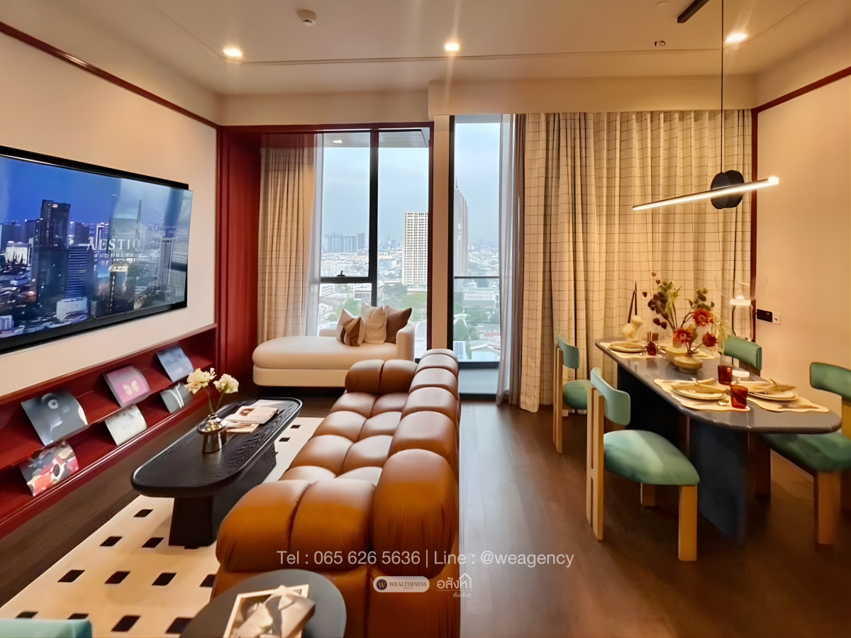 ขายคอนโดสุขุมวิท อโศก ทองหล่อ : คอนโด Luxury AESTIQ Thonglor | 2BR Combine ชั้นสูง เลี้ยงสัตว์ได้ Rare Item ราคา 20.9 Mb. 📞: 065-626-5636 (คุณกี้)