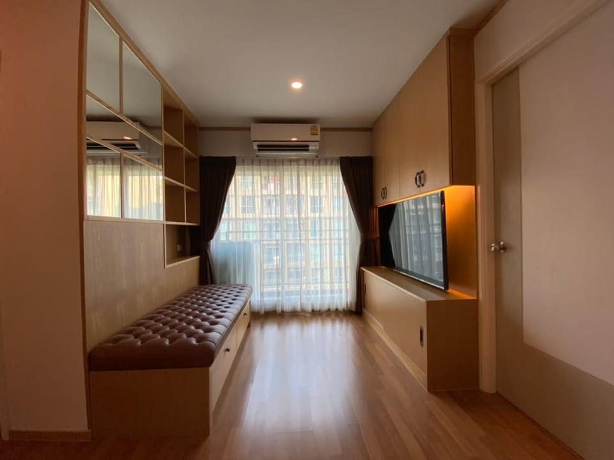 For RentCondoBangna, Bearing, Lasalle : For rent 📍 Lumpini Place Bangna Km.3 📍 2 bedrooms, fully furnished and equipped with appliances. Near MRT Sri Eiam.