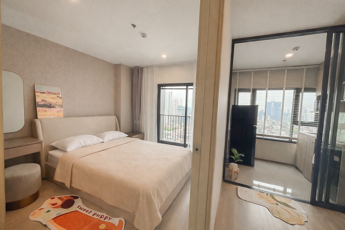 For RentCondoKhlongtoei, Kluaynamthai : 🔥For Rent Now🔥 Life Rama 4-Asoke, Large Bedroom, Unobstructed East-facing View, Fully Furnished, Ready to Move In, Near MRT Queen Sirikit Convention Centre
