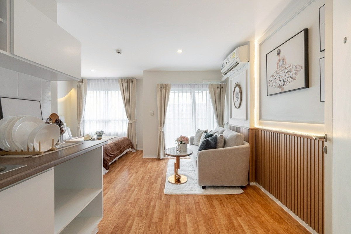 ขายคอนโดรัตนาธิเบศร์ สนามบินน้ำ พระนั่งเกล้า : ขายคอนโด Lumpini Ville Pranangklao Riverview ราคา 999,000 บาท [MKs260305]