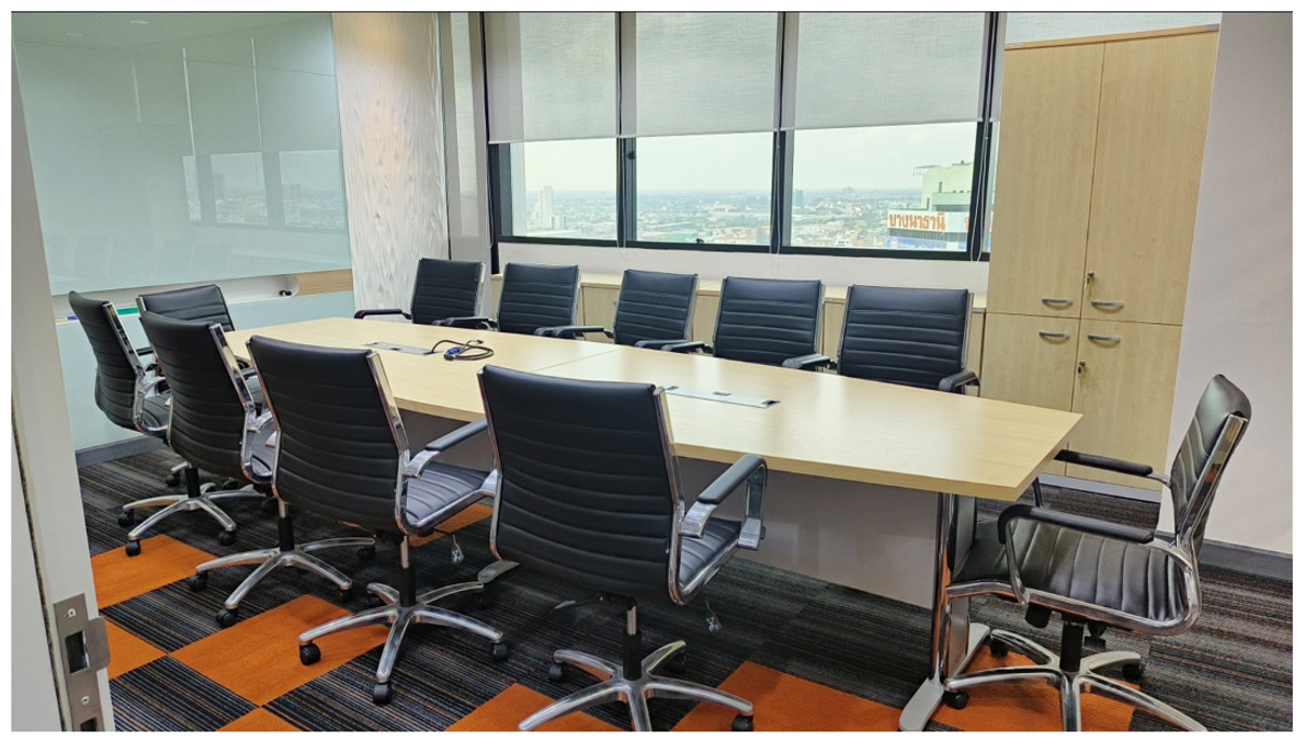 For RentOfficeBangna, Bearing, Lasalle : Office for rent/sale, Central City Tower Building. (next to Central Bangna Department Store) Area size: 186 sq m. Floor: 19