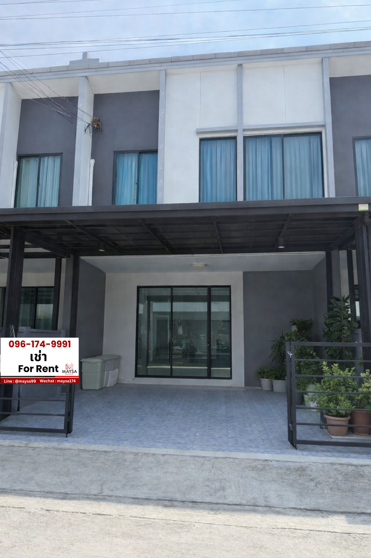 ให้เช่าทาวน์โฮมลาดกระบัง สุวรรณภูมิ : 🏡 ให้เช่าทาวน์โฮม พลีโน่ ซอย กิ่งแก้ว37 เดือนละ 16000 บาท  (รหัส26343) ✈️ ใกล้สนามบินสุวรรณภูมิ 7.9 กม เท่านั้น  บ้านว่างพร้อมเข้าอยู่ 1 พ.ค. นี้ รับจอง ✅✅ 🐶🐱 สามารถเลี้ยงสัตว์เล็กได้ 🐶🐱 