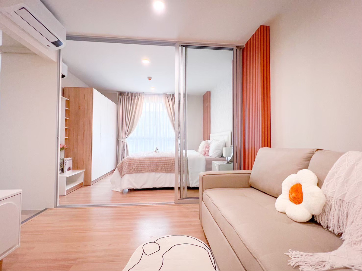 ขายคอนโดเสรีไทย-นิด้า : ขายด่วน 🌿 คอนโดแต่งใหม่ พร้อมอยู่ The Niche ID เสรีไทย 81/2 | ตึก B ชั้น 7 ห้องริม Digital Door Lock วิวโล่ง ลมดี ความเป็นส่วนตัวสูง ✨