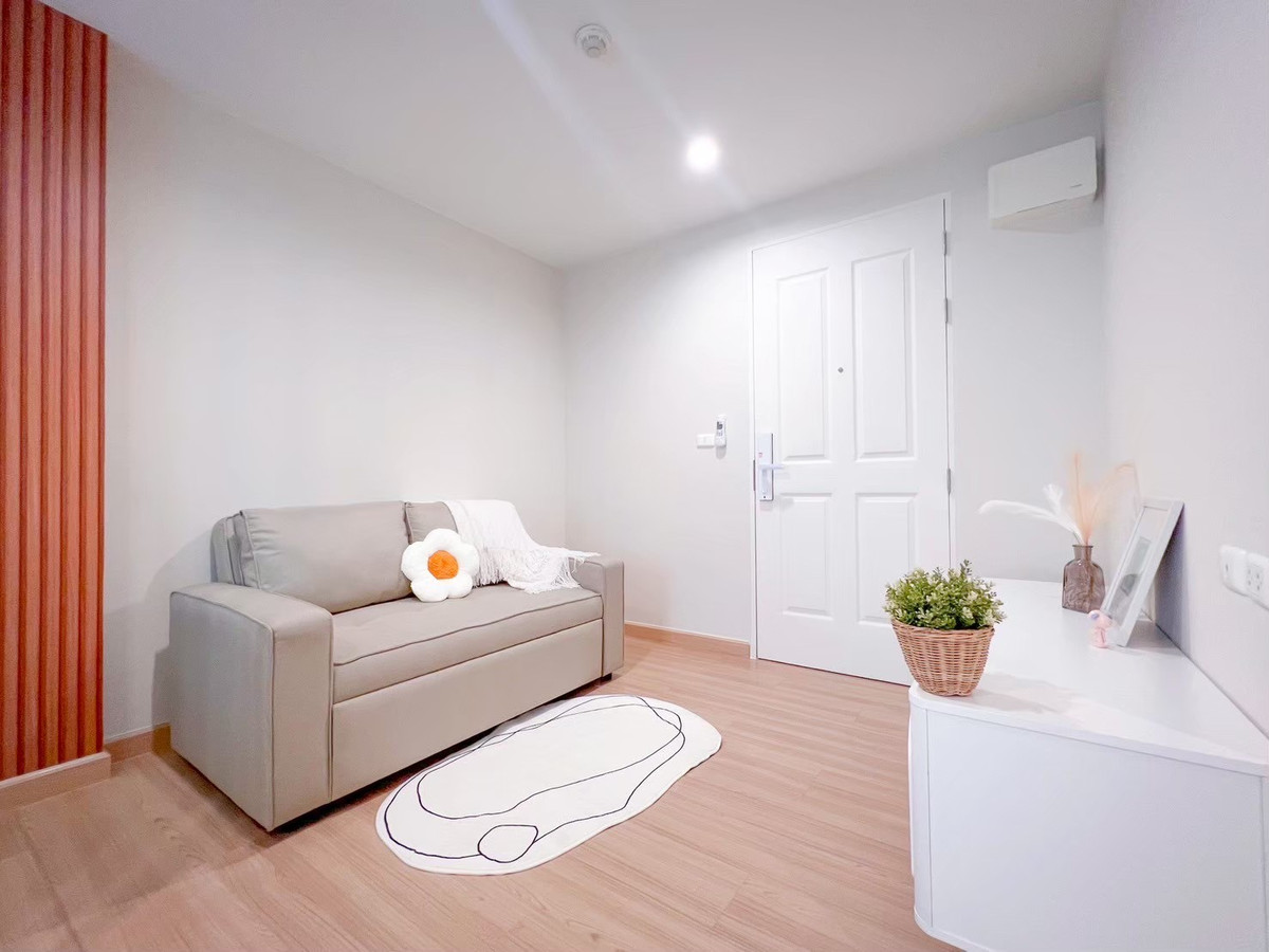 ขายคอนโดเสรีไทย-นิด้า : ขายด่วน 🌿 คอนโดแต่งใหม่ พร้อมอยู่ The Niche ID เสรีไทย 81/2 | ตึก B ชั้น 7 ห้องริม Digital Door Lock วิวโล่ง ลมดี ความเป็นส่วนตัวสูง ✨