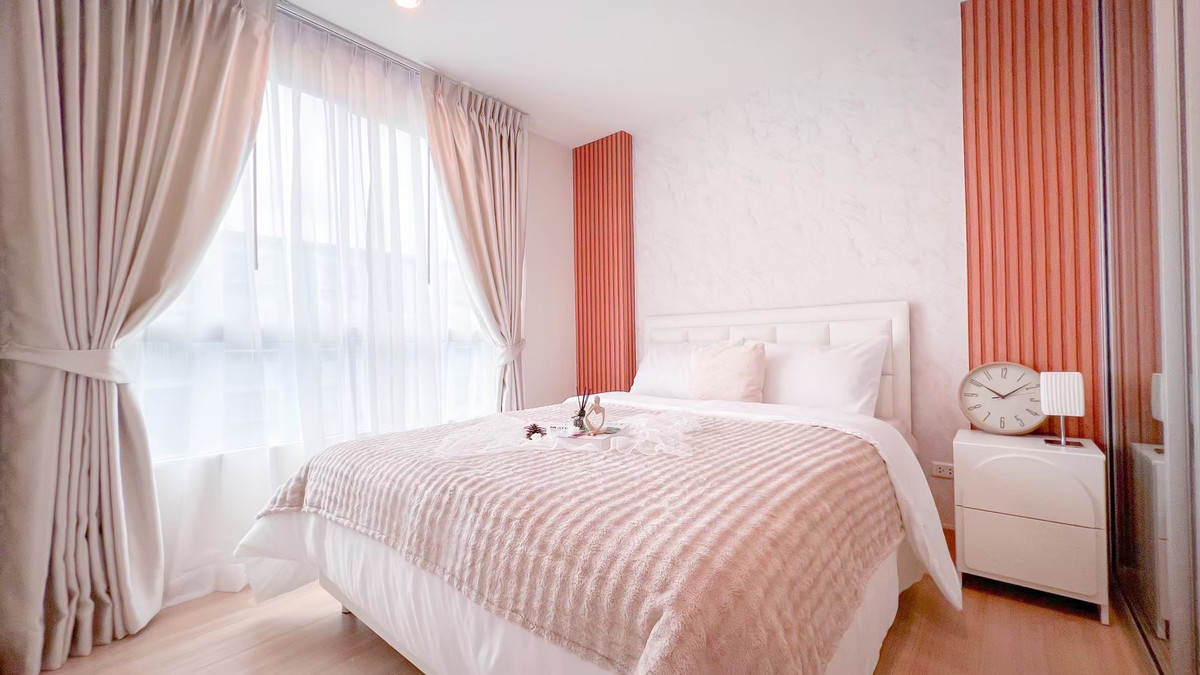 ขายคอนโดเสรีไทย-นิด้า : ขายด่วน 🌿 คอนโดแต่งใหม่ พร้อมอยู่ The Niche ID เสรีไทย 81/2 | ตึก B ชั้น 7 ห้องริม Digital Door Lock วิวโล่ง ลมดี ความเป็นส่วนตัวสูง ✨