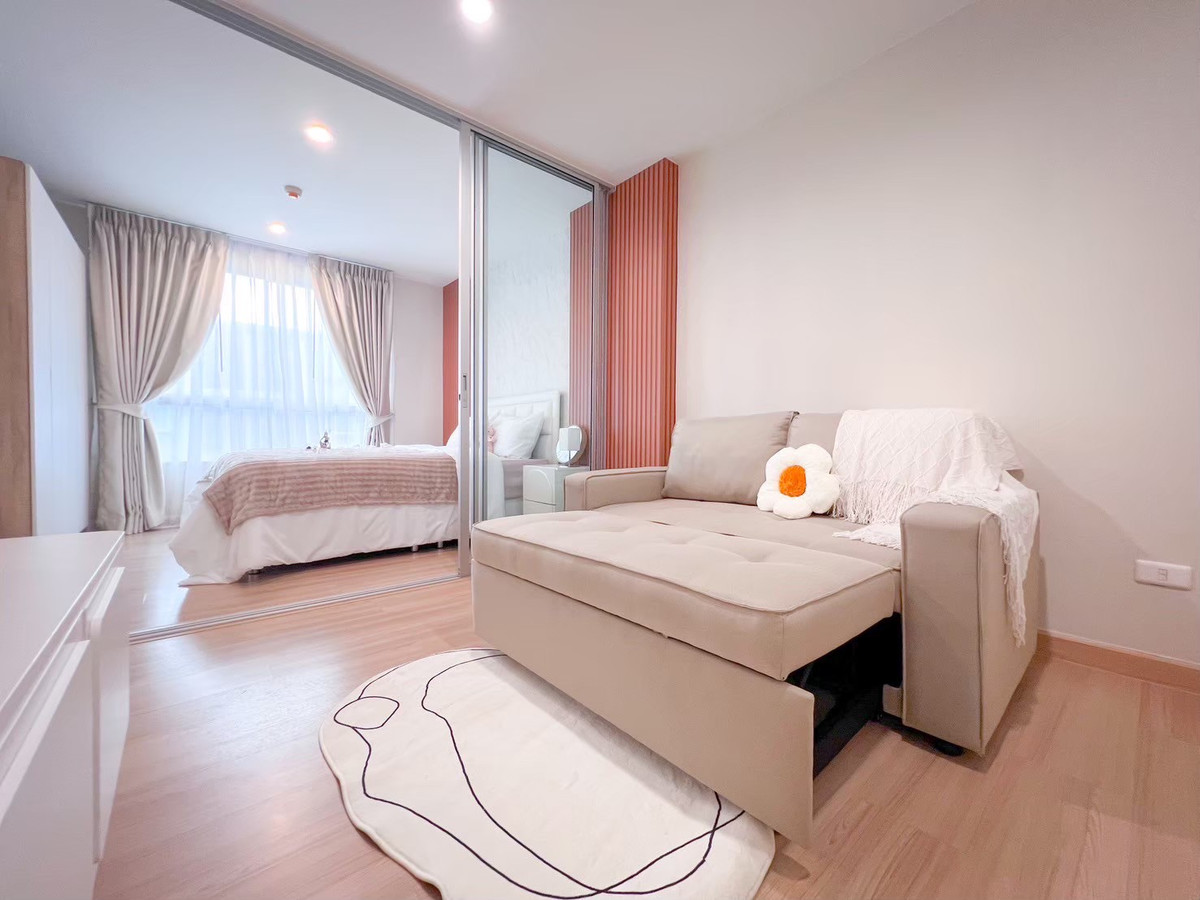 ขายคอนโดเสรีไทย-นิด้า : ขายด่วน 🌿 คอนโดแต่งใหม่ พร้อมอยู่ The Niche ID เสรีไทย 81/2 | ตึก B ชั้น 7 ห้องริม Digital Door Lock วิวโล่ง ลมดี ความเป็นส่วนตัวสูง ✨