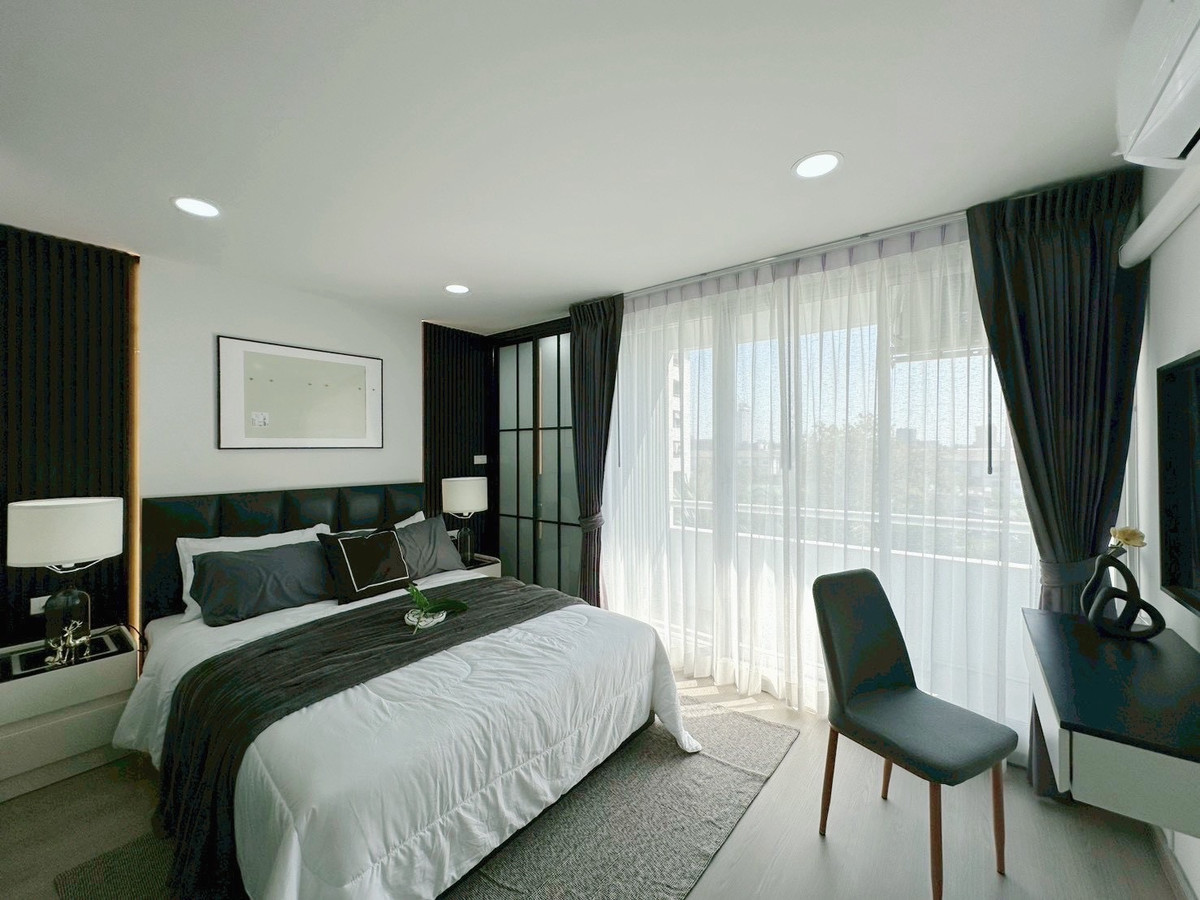 For SaleCondoLadprao101, Happy Land, The Mall Bang Kapi : 🌈🌤️LP-640 Condo for sale City Villa Lat Phrao 130, Building G2, beautiful room, new condition, ready to move in, high floor, view of Lat Phrao Canal.