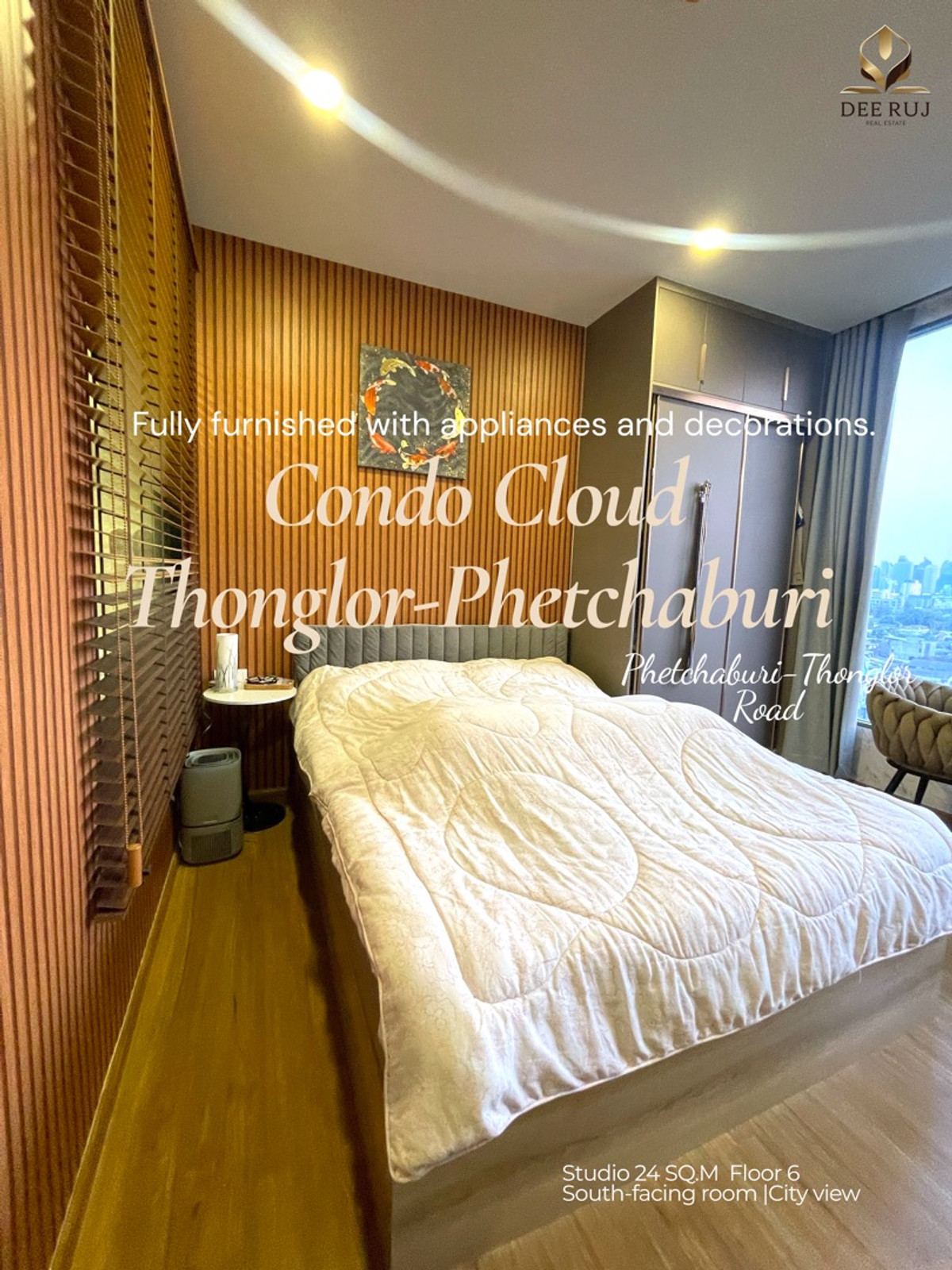 ให้เช่าคอนโดพระราม 9 เพชรบุรีตัดใหม่ RCA : Condo Cloud Thonglor–Phetchaburi
ปล่อยเช่าคอนโด ใกล้ MRT เพชรบุรี | ถนนเพชรบุรี | ใกล้อโศก & ทองหล่อ | ห้องใหญ่ แต่งครบ