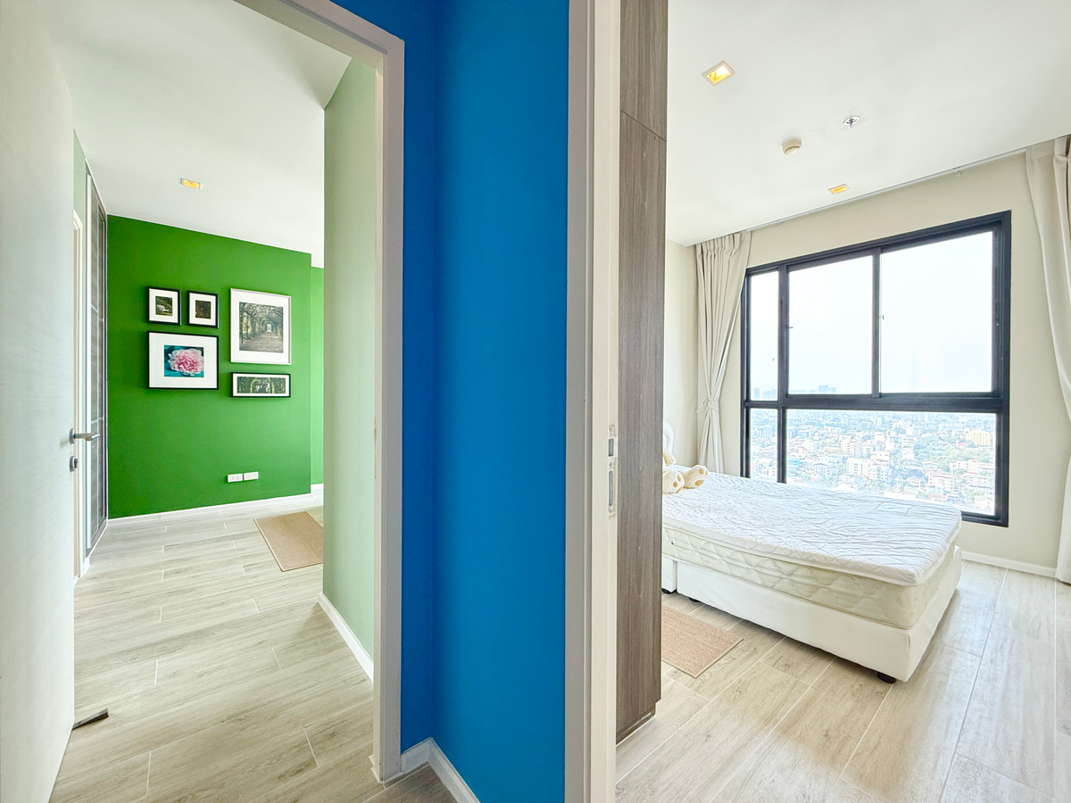 ให้เช่าคอนโดรัชดา ห้วยขวาง : 🚀 Quinn รัชดา - 68ตรม. 2นอน2น้ำ ชั้นสูง ห้องมุม ปล่อยเช่า 092-545-6151 (ทีม)