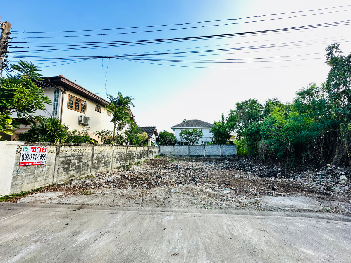 For SaleLandNawamin, Ramindra : 🔥 Best Price Land! Nawamin 74 Yaek 1, Ready to Build, 185 m to Main Road, 99.4 Sq.Wah 黄金地段