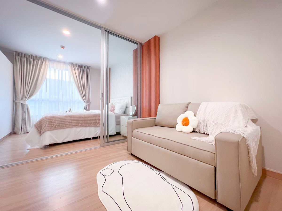 ขายคอนโดเสรีไทย-นิด้า : ขายด่วน 🌿 คอนโดแต่งใหม่ พร้อมอยู่ The Niche ID เสรีไทย 81/2 | ตึก B ชั้น 7 ห้องริม Digital Door Lock วิวโล่ง ลมดี ความเป็นส่วนตัวสูง ✨